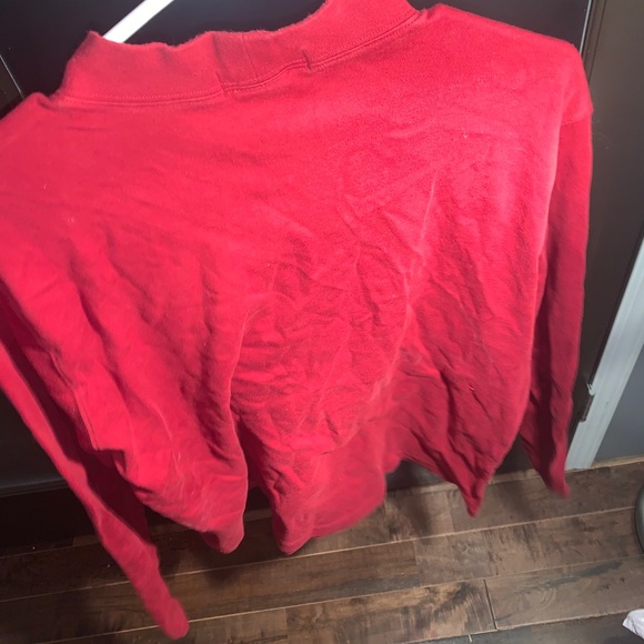 Turtleneck basic Red long sleeve - Picture 2 of 3